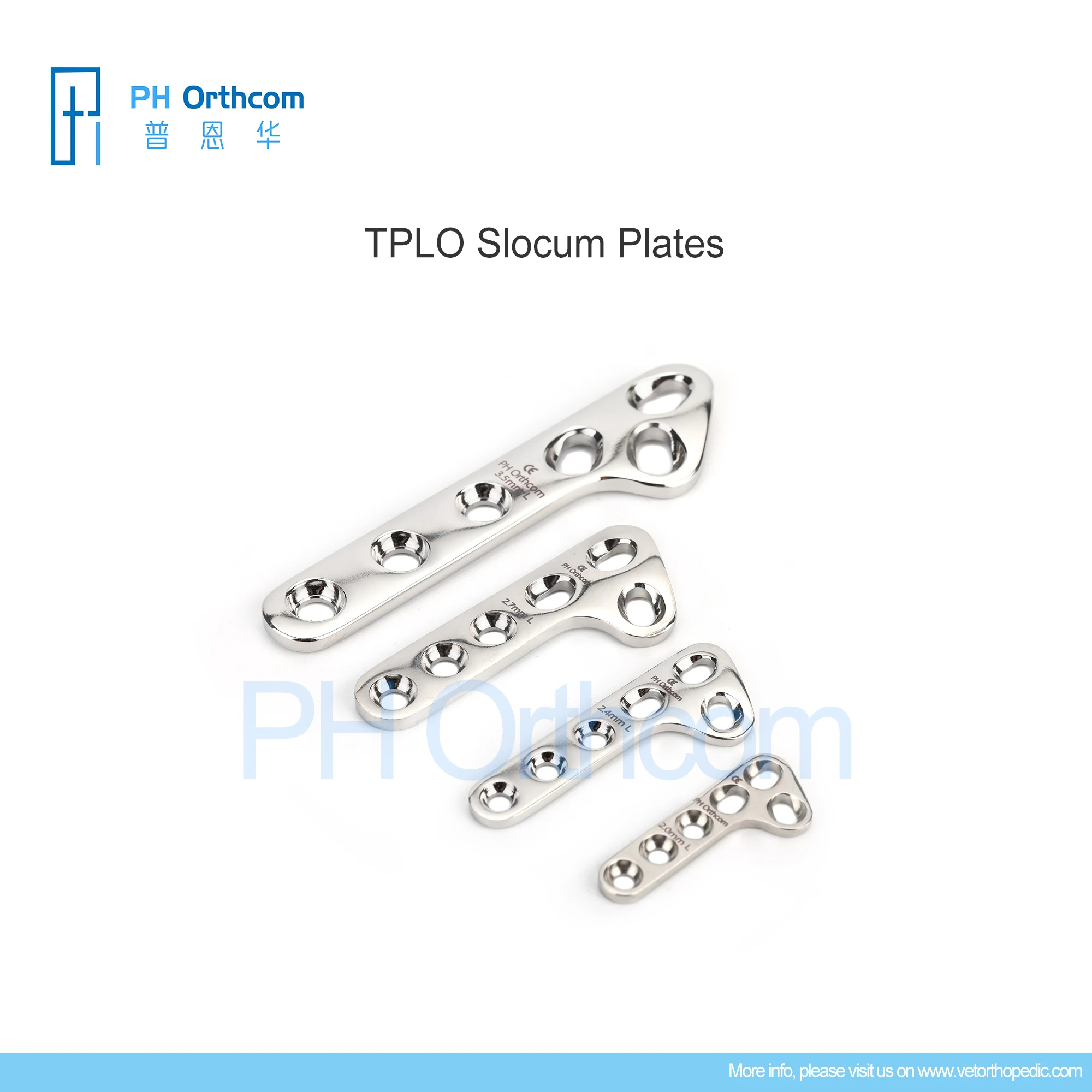 

TPLO Slocum Plate Stainless Steel Implant Plate Orthopedic Veterinary Pets Surgical Instruments Medical Supplies and Equipments