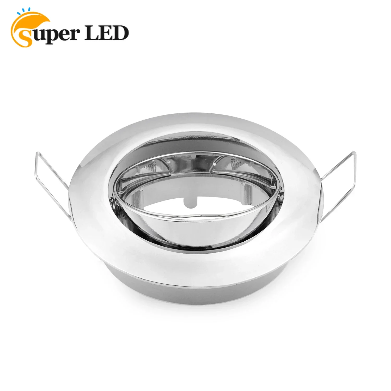 

MODERN EYEBALL CASING GU10 HOLDER ROUND MR16 SPOTLIGHT FITTING SINGLE HEAD LAMP CEILING RECESSED DOWNLIGHT ZINC ALLOY