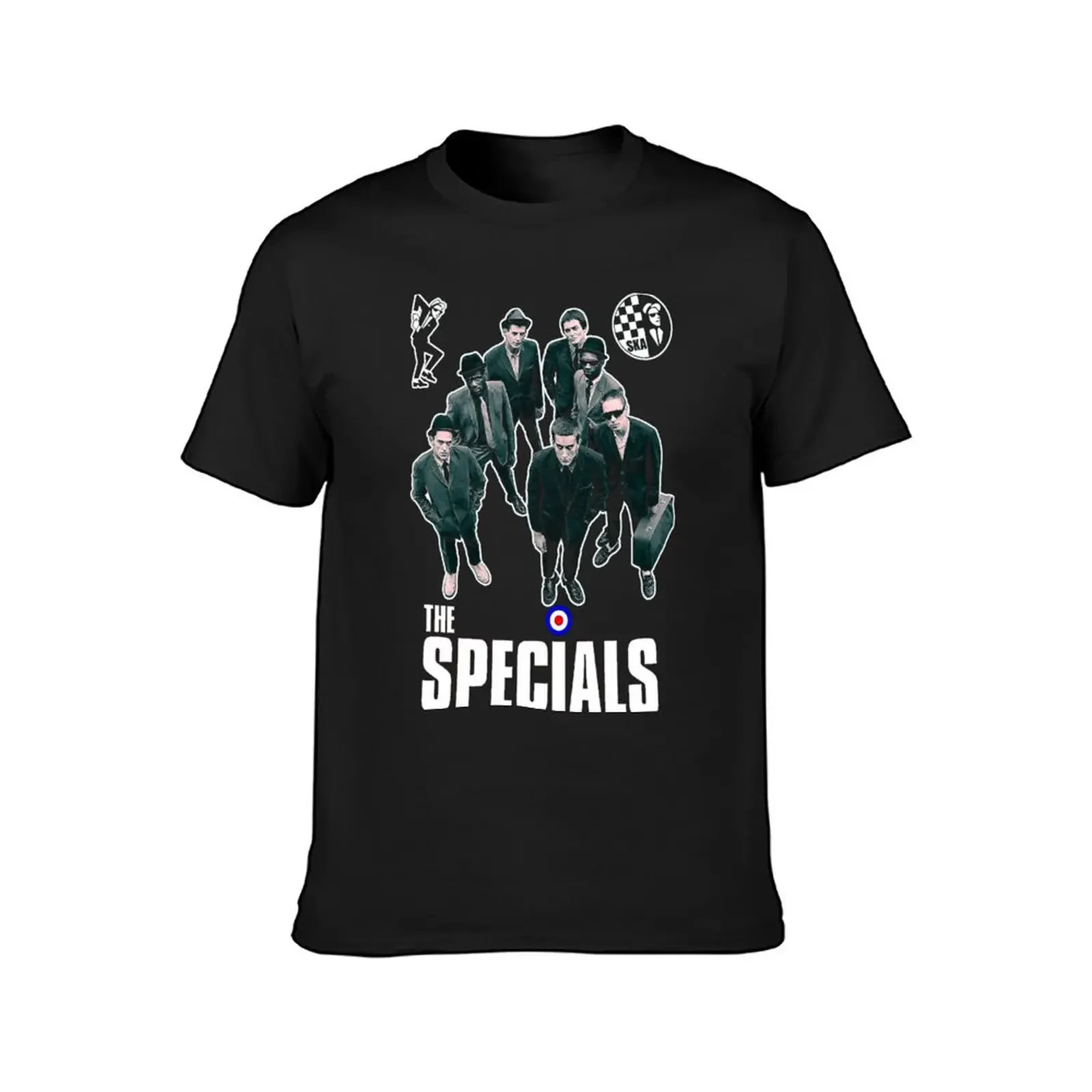 The Specials (Ghost Town) T-Shirt vintage clothes blue archive heavyweights oversized plain t shirts men