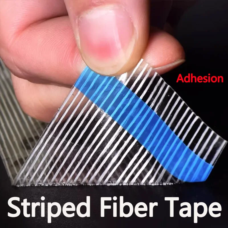 

High-Strength Fiber High-Temperature Resistant Residue-Free Striped Tape for Securing Refrigerators, Batteries, Appliances, and