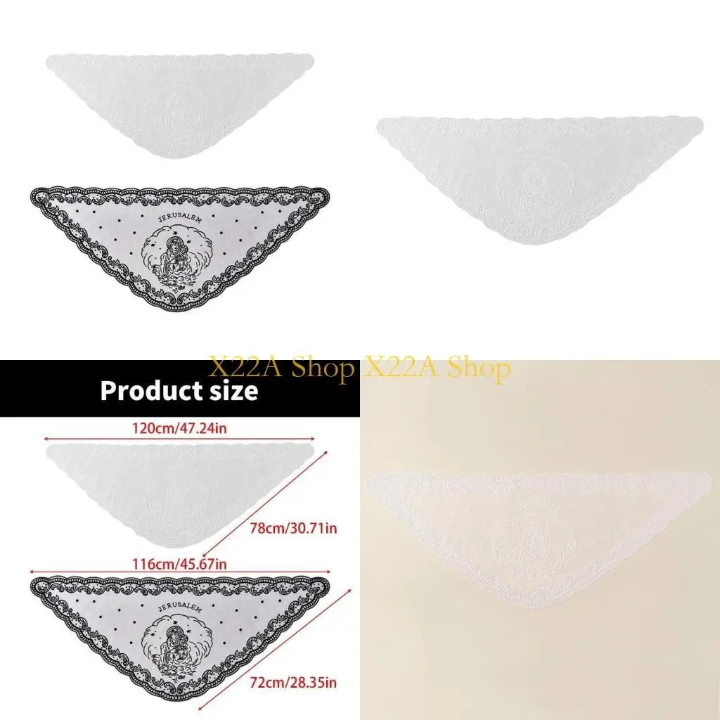 

Уникальный элегантный вышитый католический шарф мягкий и дышащий шаль.