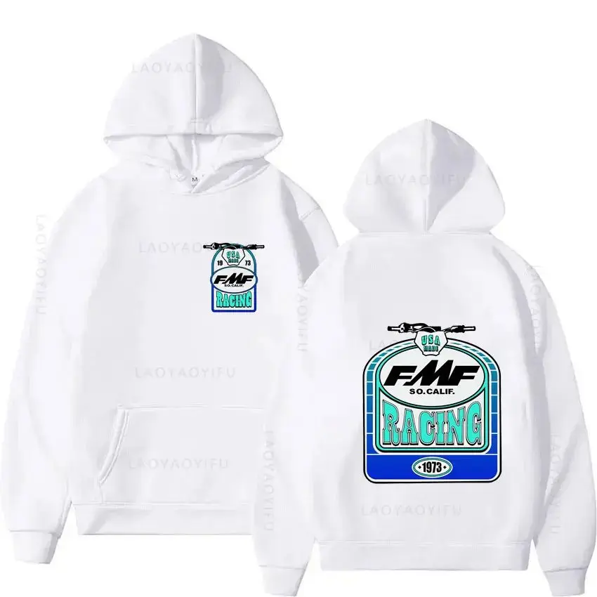 FMF Racing Exhaust Ama Motocross Theme Pullovers Men's winter clothes New in hoodies & sweatshirts Essentials Graphic Y2k Hoody
