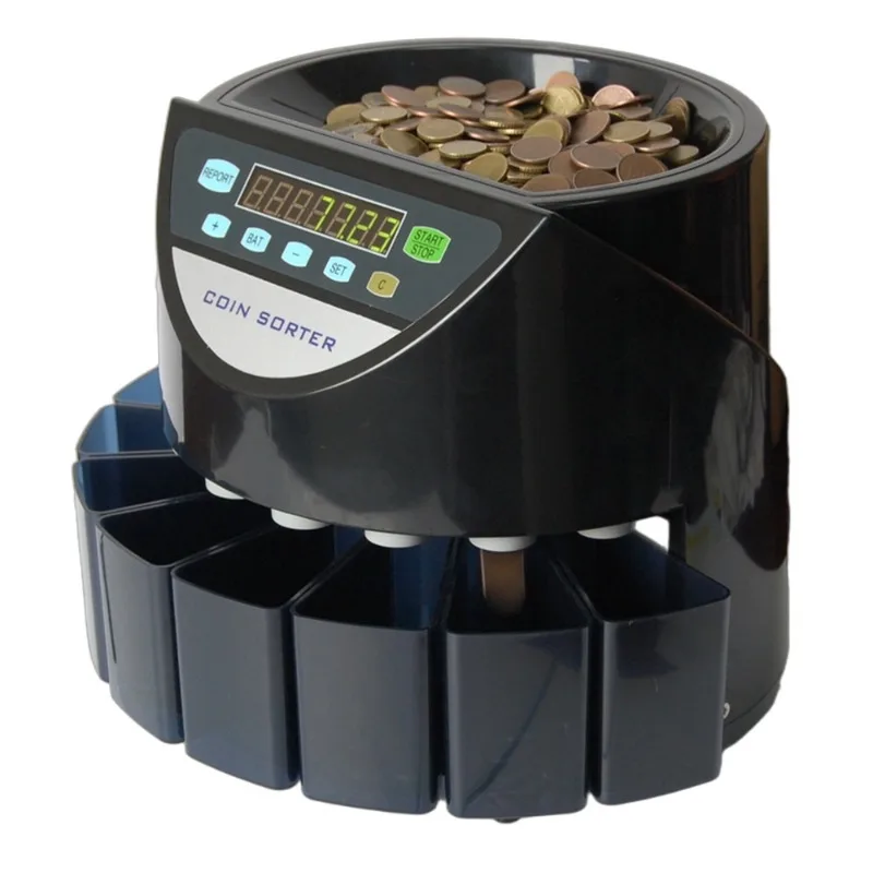 Dollar coin sorter cost-effective amount statistics