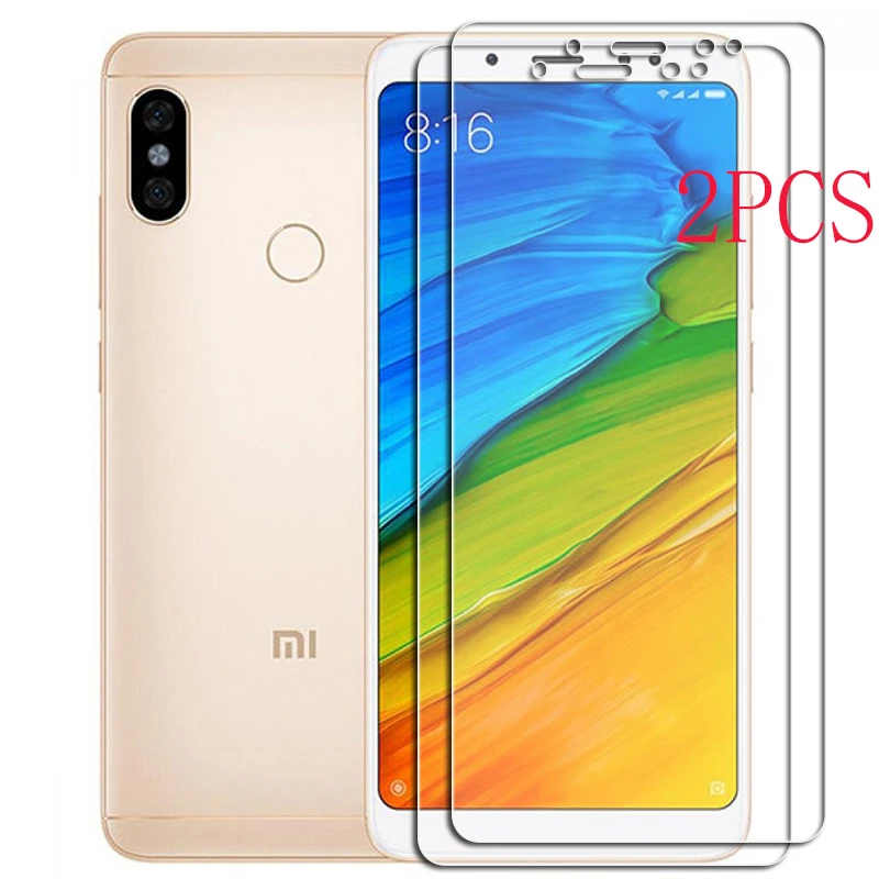 2PCS FOR Xiaomi Redmi Note 5 Pro High HD Tempered Glass Protective On M1803E7SG, M1803E7SH Screen Protector Film Cover