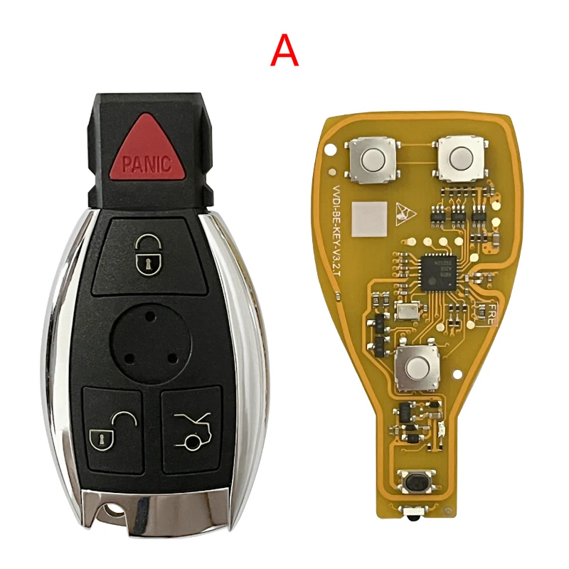 CN002096 Xhorse VVDI BE Key Pro For Benz V3.2 PCB 315/434MHZ Remote Key Chip Improved Version Smart Key Frequency can be changed