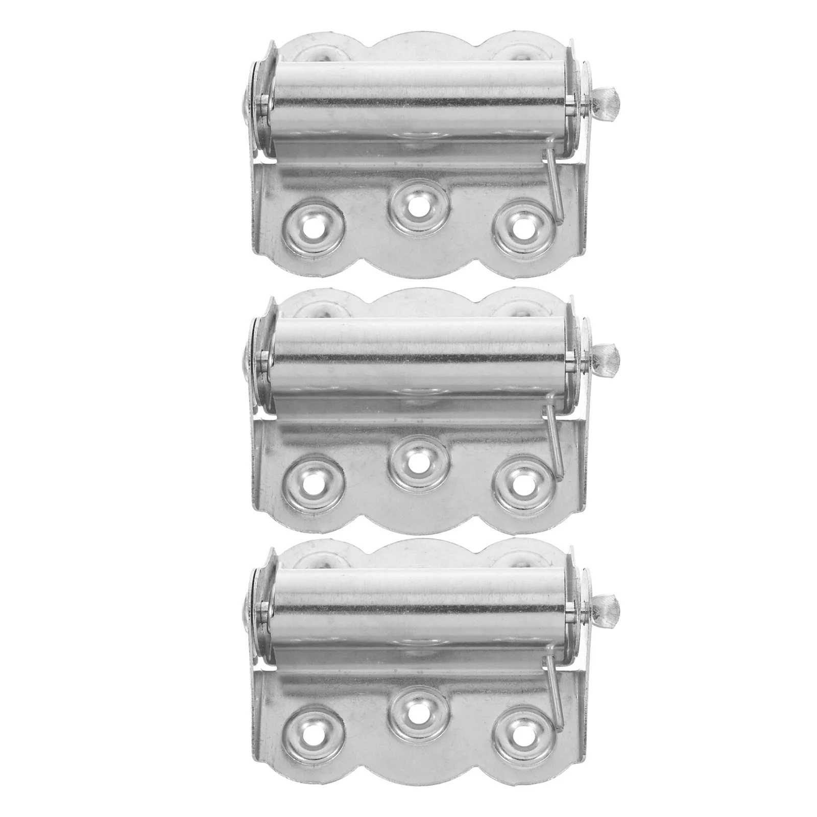 

Heavy Duty Stainless Steel Butterfly Hinges 3pcs Self Closing Door Hardware for Patio Screen Gates Auto Closure System