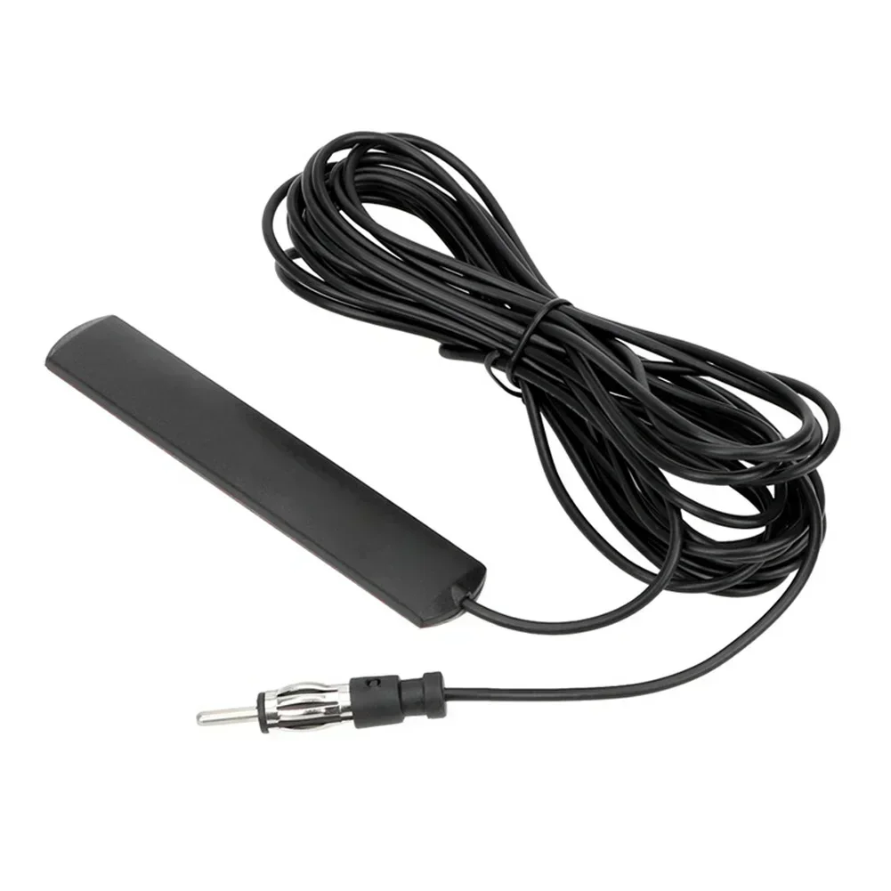 

1pc Car Windshield AM FM Radio Antenna Signal Booster Antena Truck Radio Stereo Active Antenna 300CM Black Car Antenna Aerial