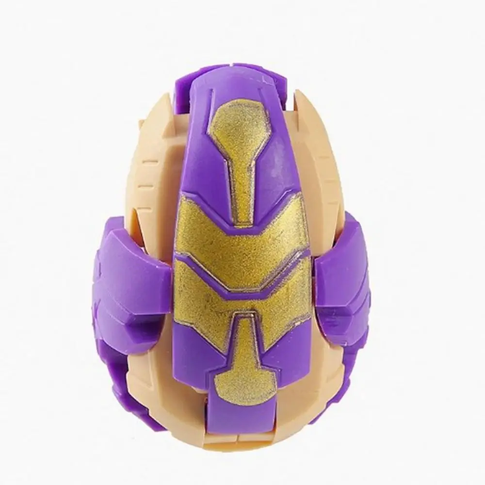5pcs Plastic Dinosaur Transformed Eggs Random Color Multistyles Simulation Dinosaur Egg Deformation Dinosaur Egg