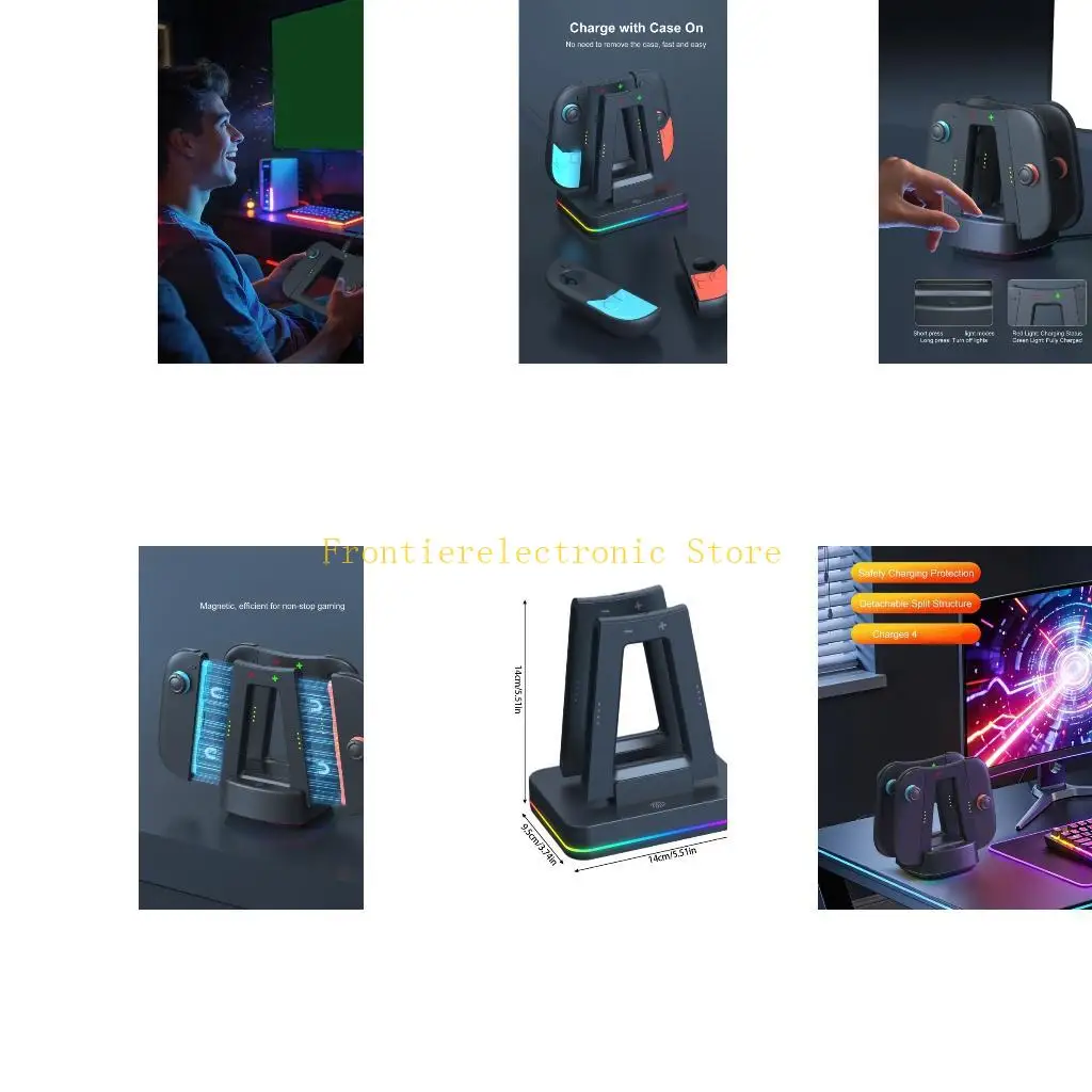 G8DB Strong Gaming Device 2 Controller Energy Unit With 4 Positions And digital security Feature