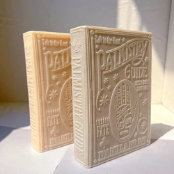 Big size Books Silicone Mould Palmistry Book Design Candle Mold Soy Wax Tool Home Decorative