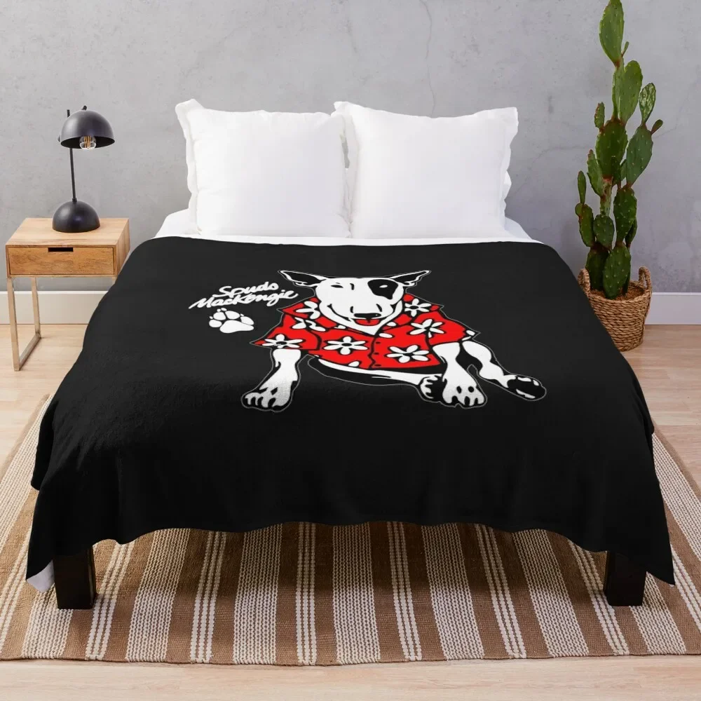 

Spuds Mackenzie Throw Blanket Portable Lightweight Blanket for Travel Camping