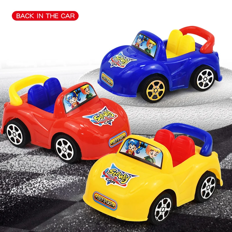 

2 Pcs Hot Selling New Cartoon Cute Pull Back Car Toy Model Simulation Inertia Mini Car Toy Children Boys Birthday Gifts