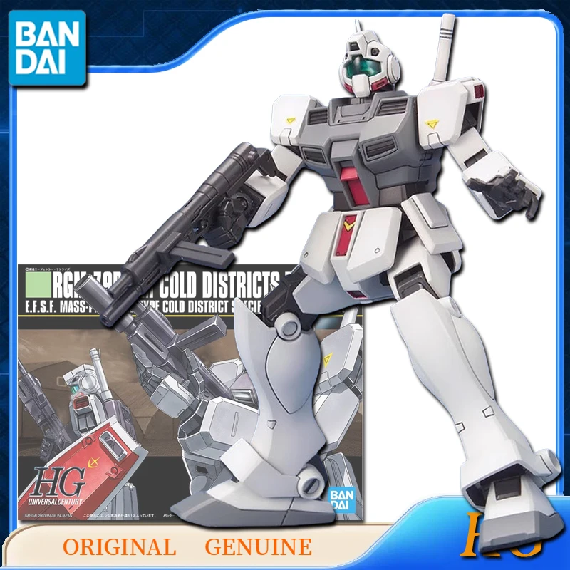 

Оригинальные фигурки Bandai HG GUNDAM RGM-79D 'GM COLD District, Аниме фигурки, игрушки для детей, подарок, сборка, модель, украшения