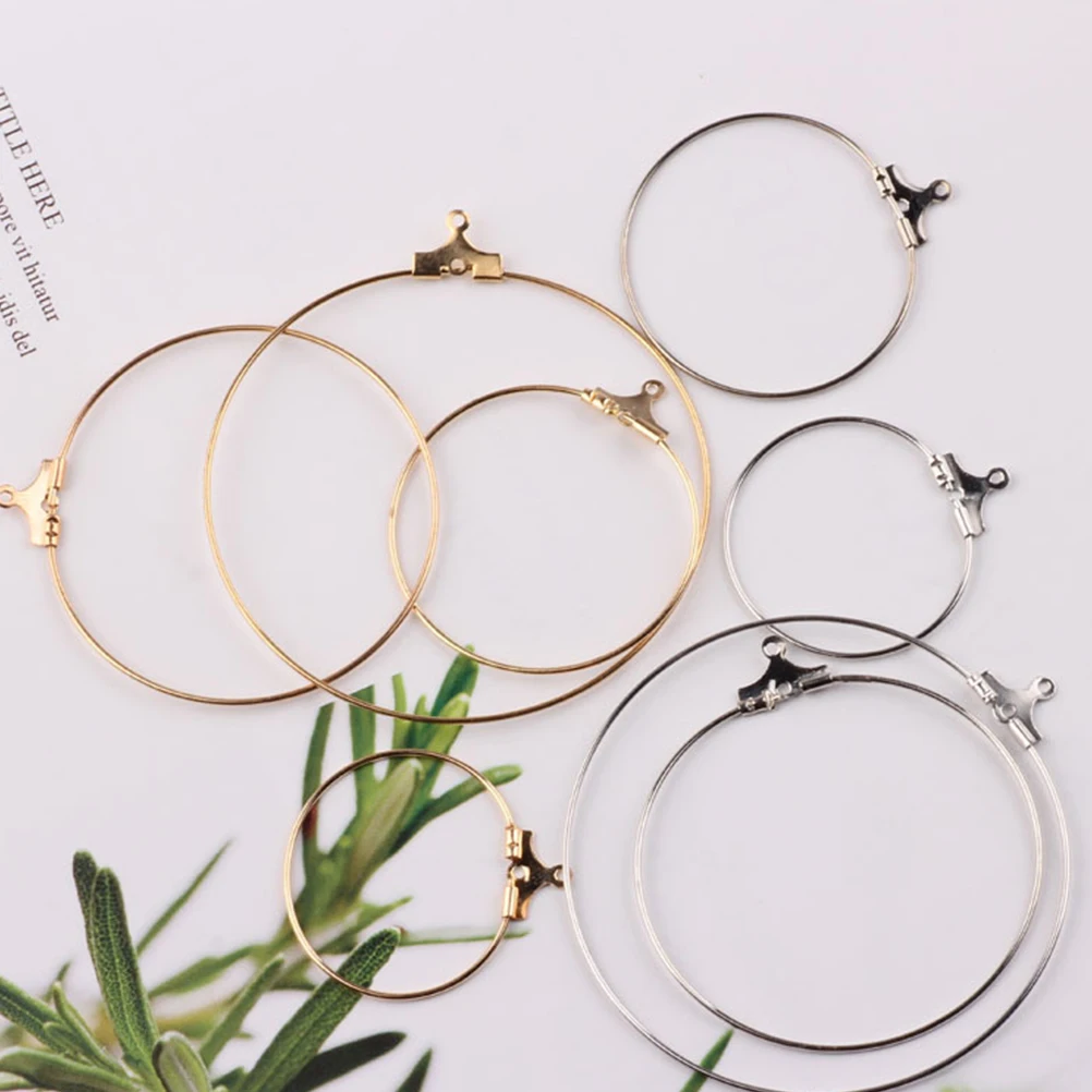 

20 PCS Ear Clip Electroplating Earring Accessories Women DIY Jewelry Making Supplies