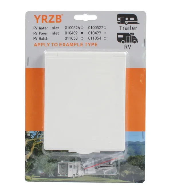 RV 16A charging socket plug 220V-240V waterproof plug socket inlet external power inlet