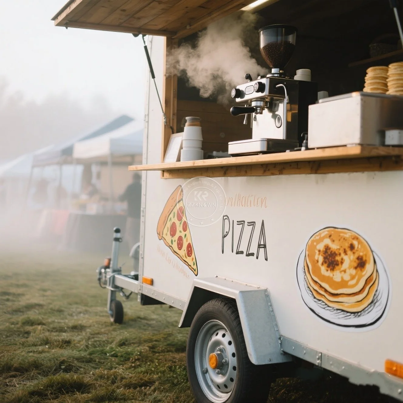 

Мобильный грузовик для еды, грузовик для завтрака с фритюрницей и полной кухней, грузовик для уличной еды, прицеп, европейский стандарт
