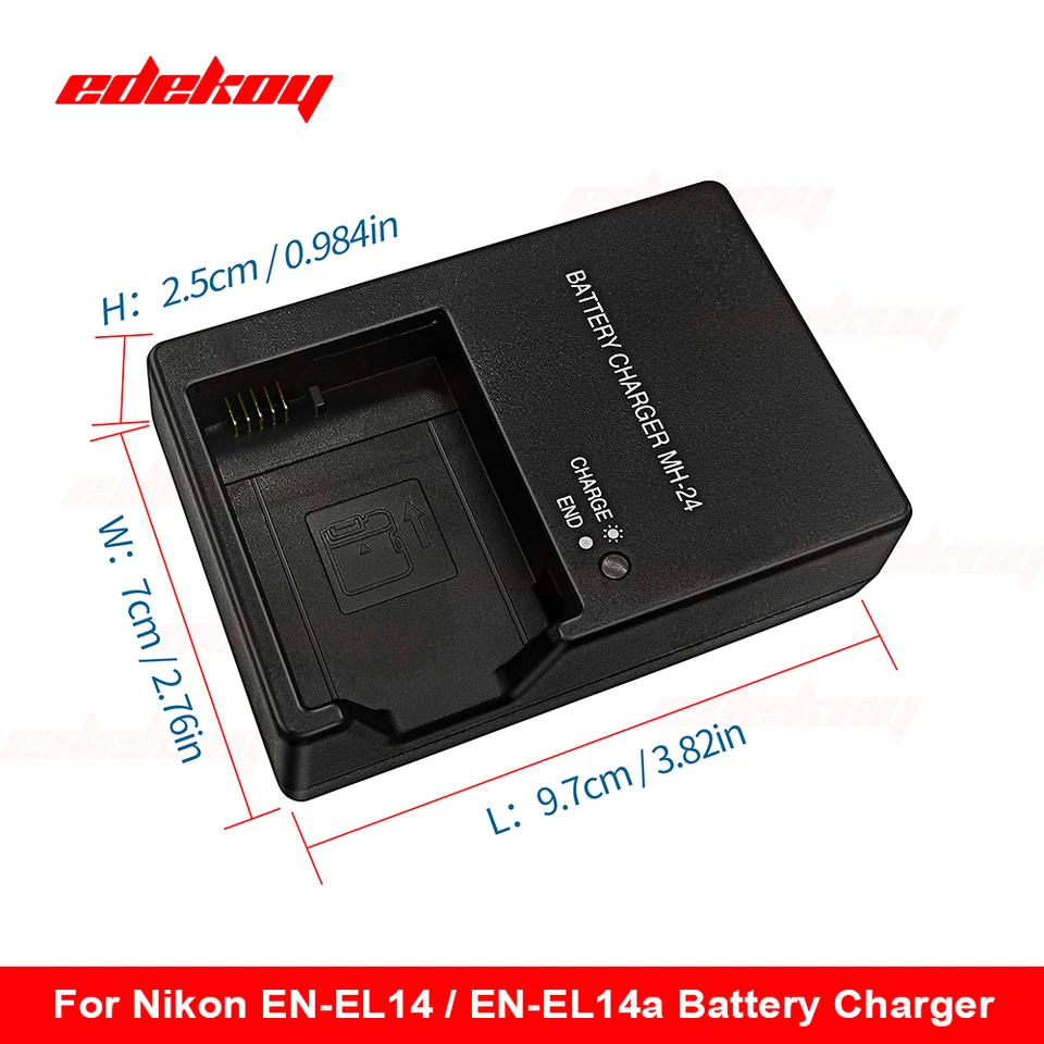 MH-24 充電器 Nikon EN-EL14 EN-EL14a バッテリー P7000 P7100 D3100