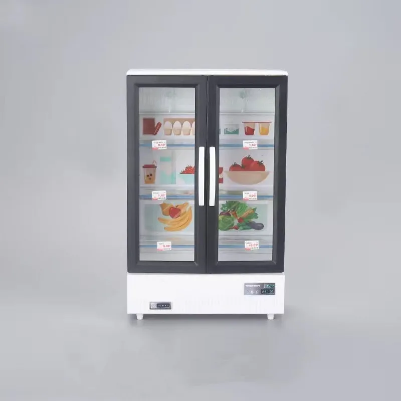 1/6 Scale BJD Doll House Scene Accessories Mini Refrigerator Freezer Model Suitable For 12 Doll Inch Display Diy Toys