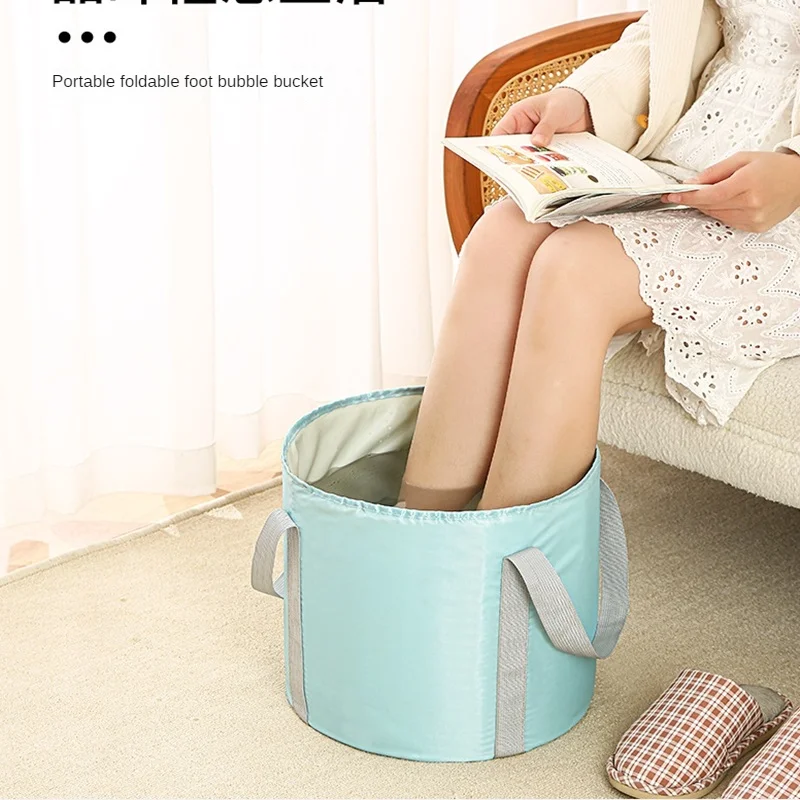 

Foldable Foot Bath Barrel Household Adult And Kid Foot Bath Barrel Portable Travel Large Capacity Leak Proof Insulation Foot Tub