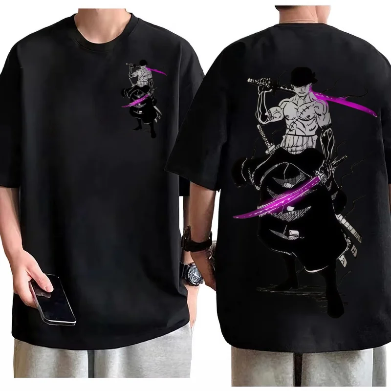 Camiseta Masculina 2026 One Pi - Cosplay Anime Zoro avaliação e preço