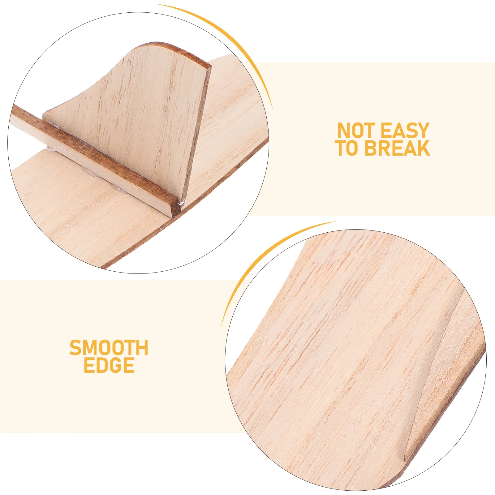 Houten werpvliegtuigkit Diy onvoltooide zweefvliegtuig voor kinderen Wetenschapsprojecten Schoolactiviteiten Handgekworpen vliegend vliegtuig