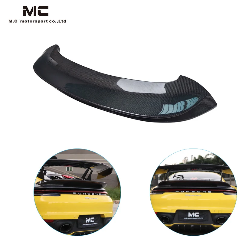 Rear Wing Spoiler GT3 Style For porsche 911 992 gt3 style carbon fiber duck spoiler Rear Lip