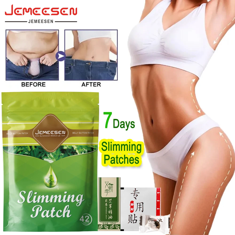 

Jemeesen Slimming Patch Fat Burning Abdominal Weight Loss Fast Powerful Slim Down Sticker Quickly Reducer Belly Body Cellulite