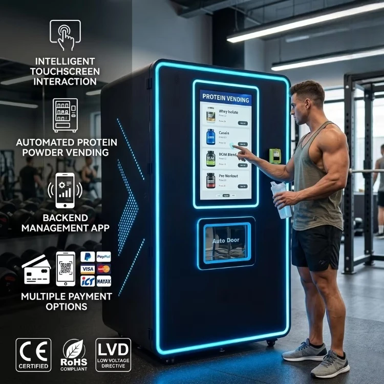 Smoothie Powder Vending Machine Automatic Drink Maker for Retail and Cafe