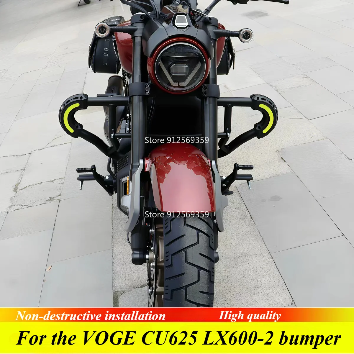 For the VOGE CU625 LX600-2 bumper anti drop bar motorcycle reinforced bumper modification accessories