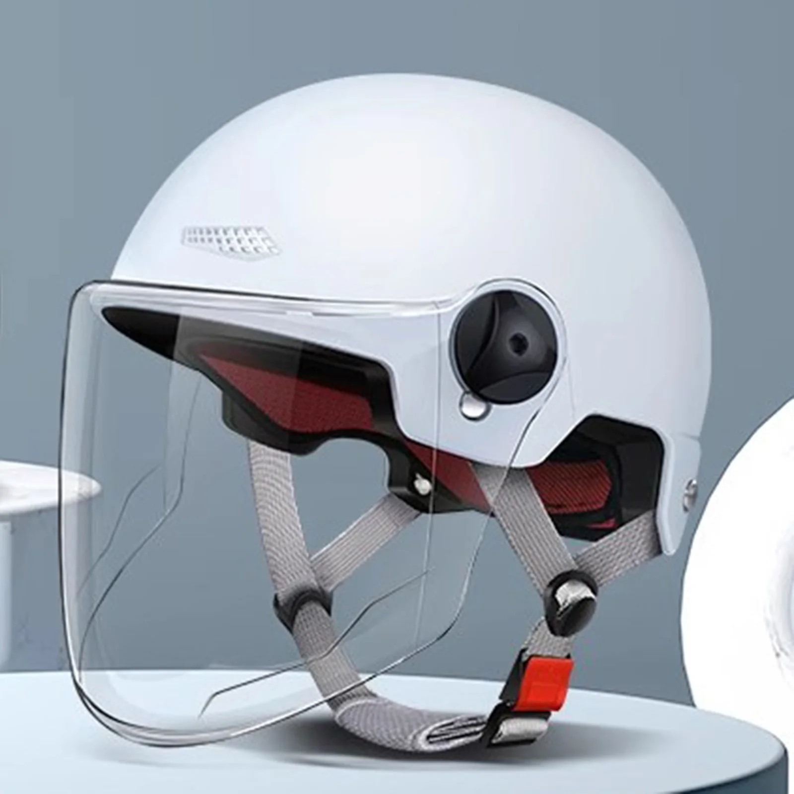 

Легкий мягкий мотоциклетный шлем, шлем для электровелосипеда, защитный полушлем для езды на велосипеде и мотоцикле