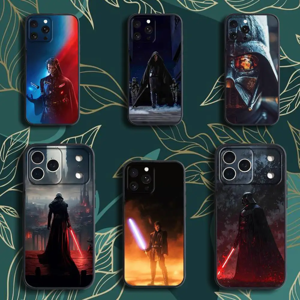 A- Anakin S-Skywalker Cool  Phone Case For iPhone 17,16,15,14,13,12,Pro,Max,Plus,E,SE4,Air,Mini Black Soft Box