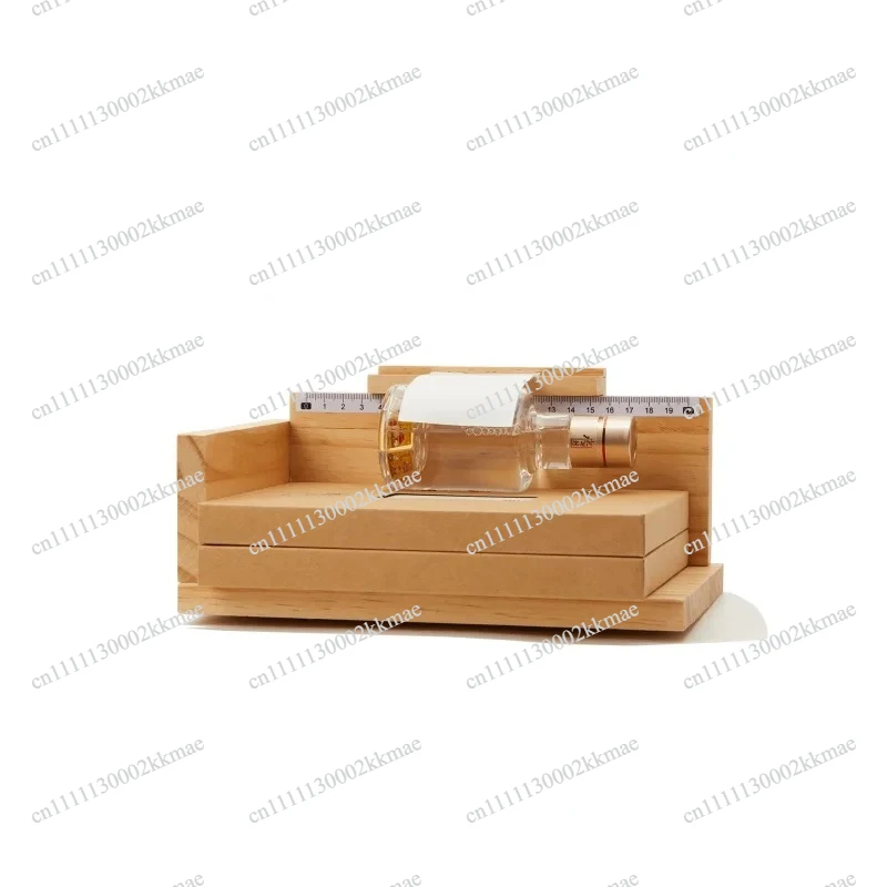Handheld Wooden Label Tool | Adjustable Semi-Automatic Bottle Label Applicator