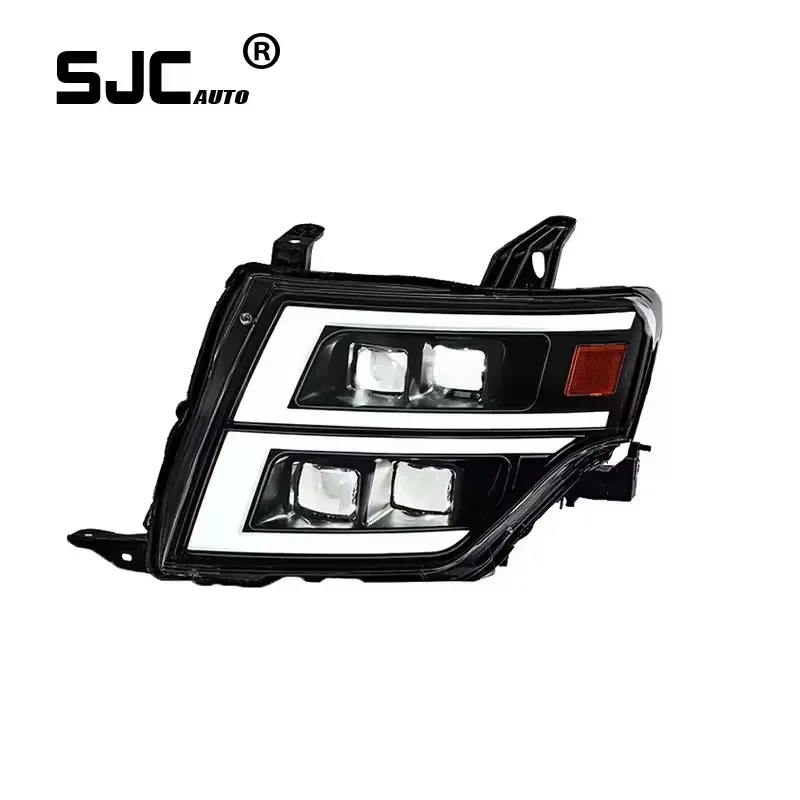 SJC High Quality Auto part LED Front Headlights Assembly for Mitsuishi PajeroFog Driving Daytime Running Headlamps