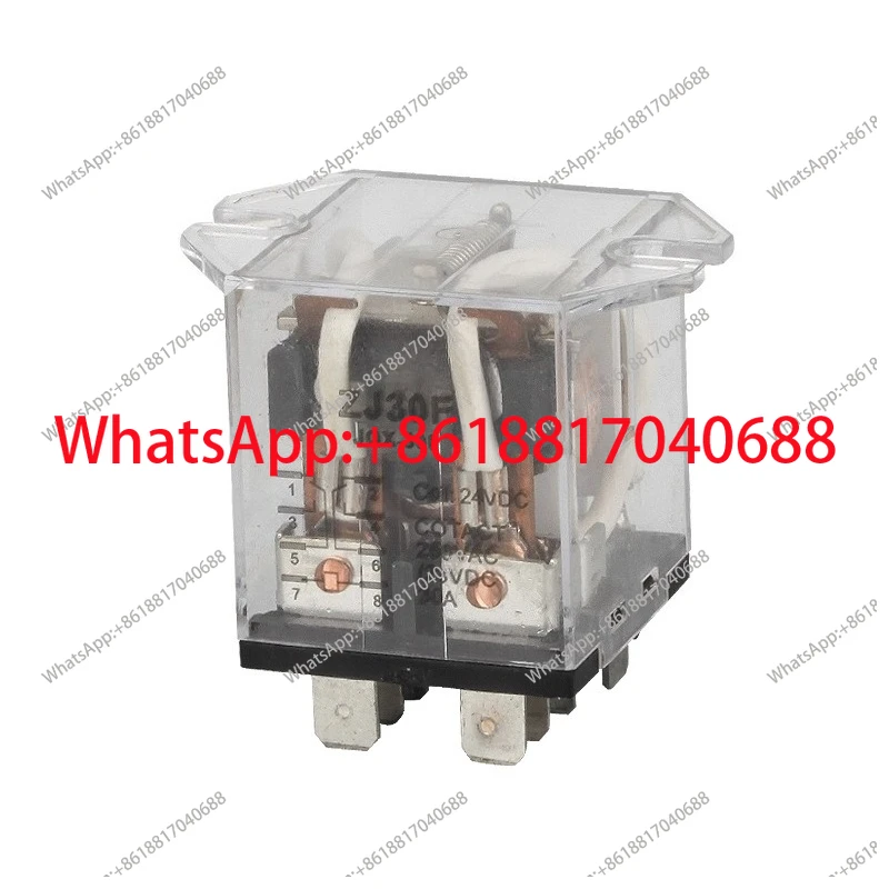 JQX-30F/2Z relay eight feet AC220VDC12VDC24V two open and two closed 30A electromagnetic relay