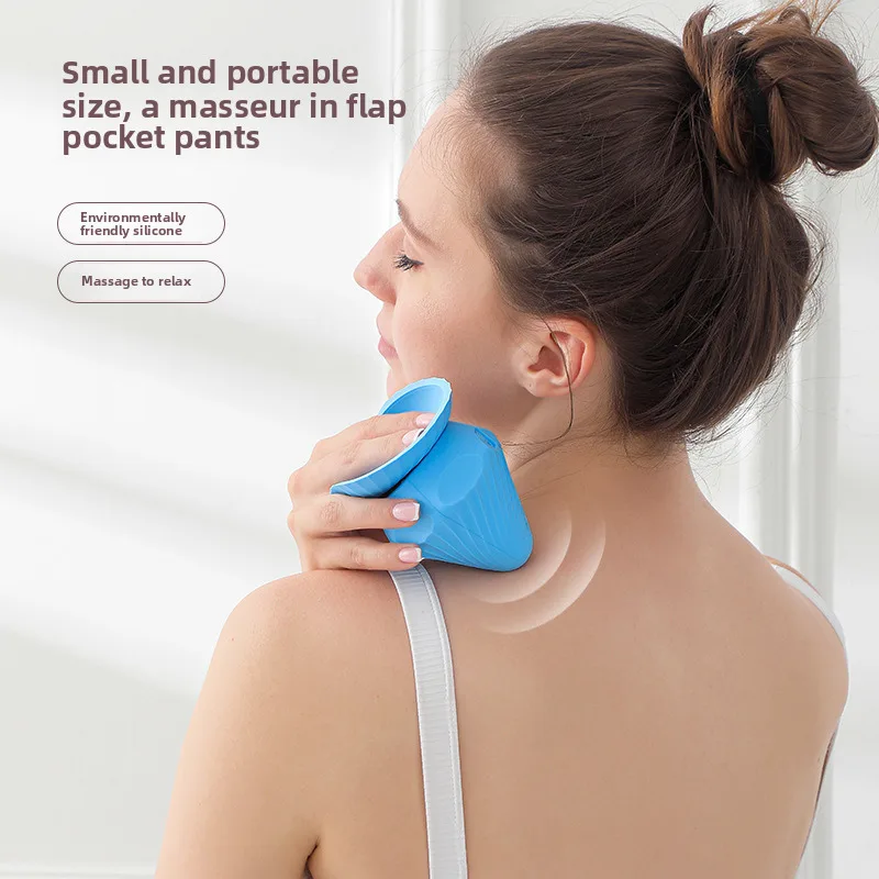 

Deep Acupoint Massage Tools USB Massage Ball With Suction Cup Manual Back Neck And Waist Region Relaxing Vibration Massage Ball
