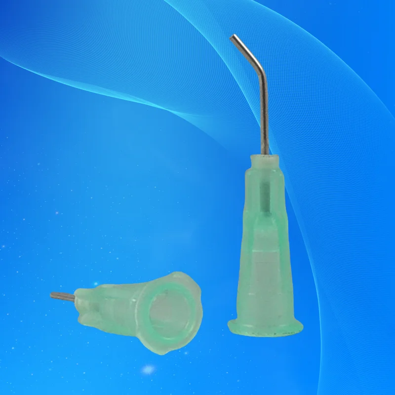 

‌ 45 ° Иггнутые дозирующие иглы 21G1/2 дюйма | Байонетный замок для эпоксидного клея (100шт) ‌