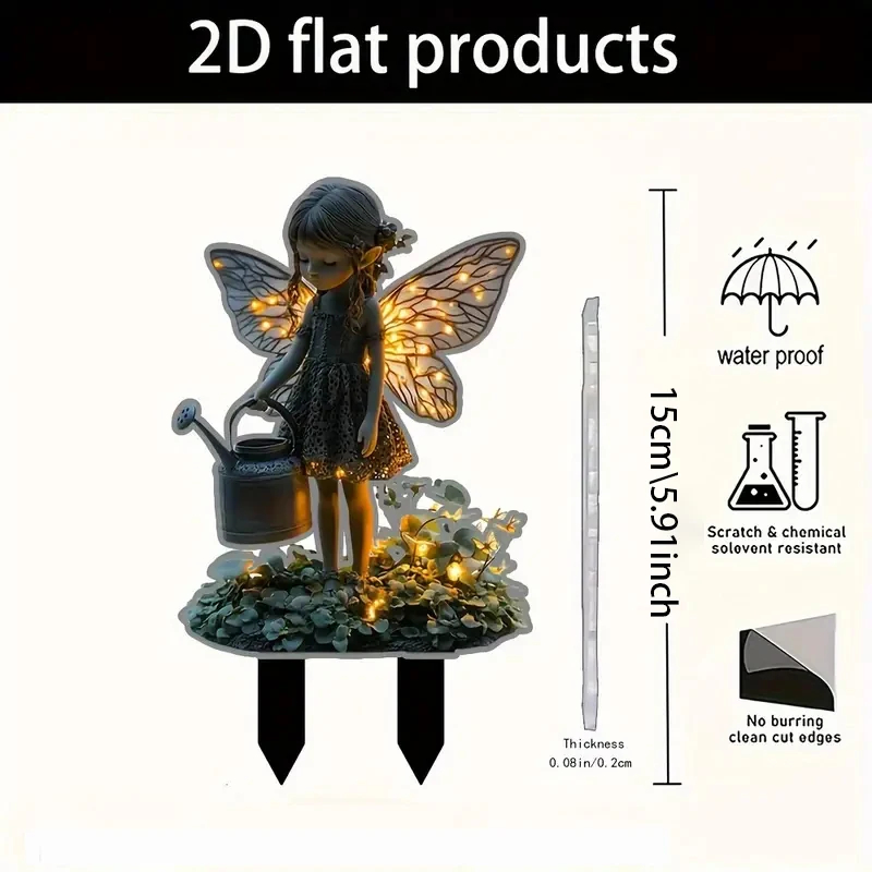Elf Girl Garden Decor Statue 5