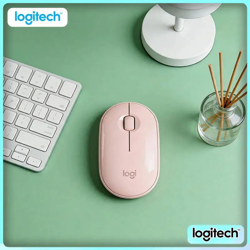 Logitech M350 Ergonomic Quiet Mouse - Comfort Palm Support, Quiet Scroll, 77g Light, Recycled Plastic, Home Work Use