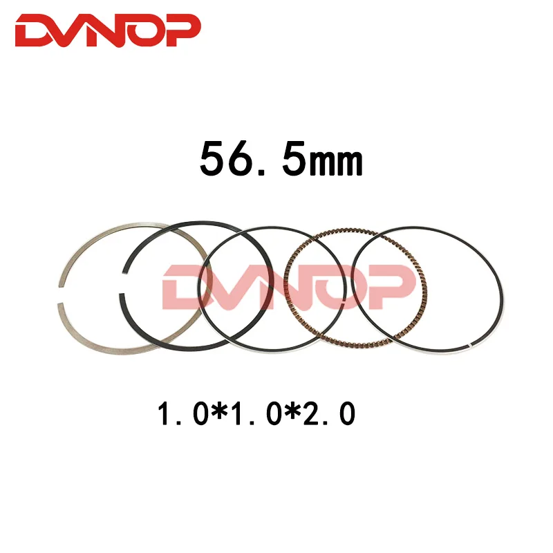 Motorcycle 56.5 mm Piston Pin 15 mm Ring 1.0*1.0*2.0 mm Set For Honda CG125 CG 125 Euro 2 Spare Parts