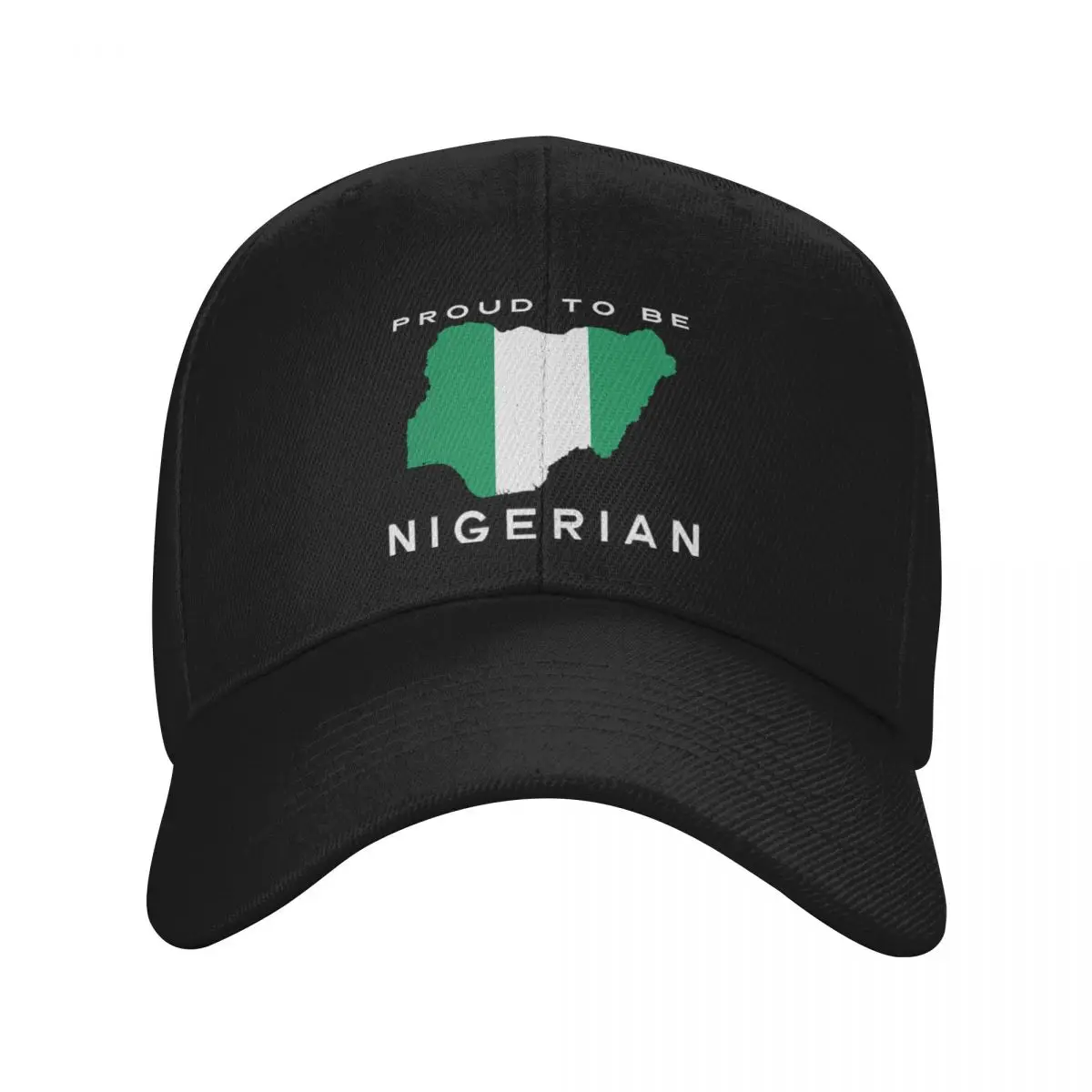 

Proud To Be Nigerian Native Country Flag Gift Design Baseball Cap dad hat Anime Designer Hat For Man Women's