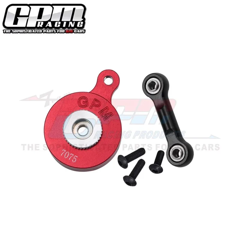 GPM Aluminium 7075 23T/25T Servo Horn Servo Saver z łącznikiem Fix dla ARRMA-1/8 MOJAVE 4X4 4S BLX Desert Truck RTR-ARA4404T1/T2