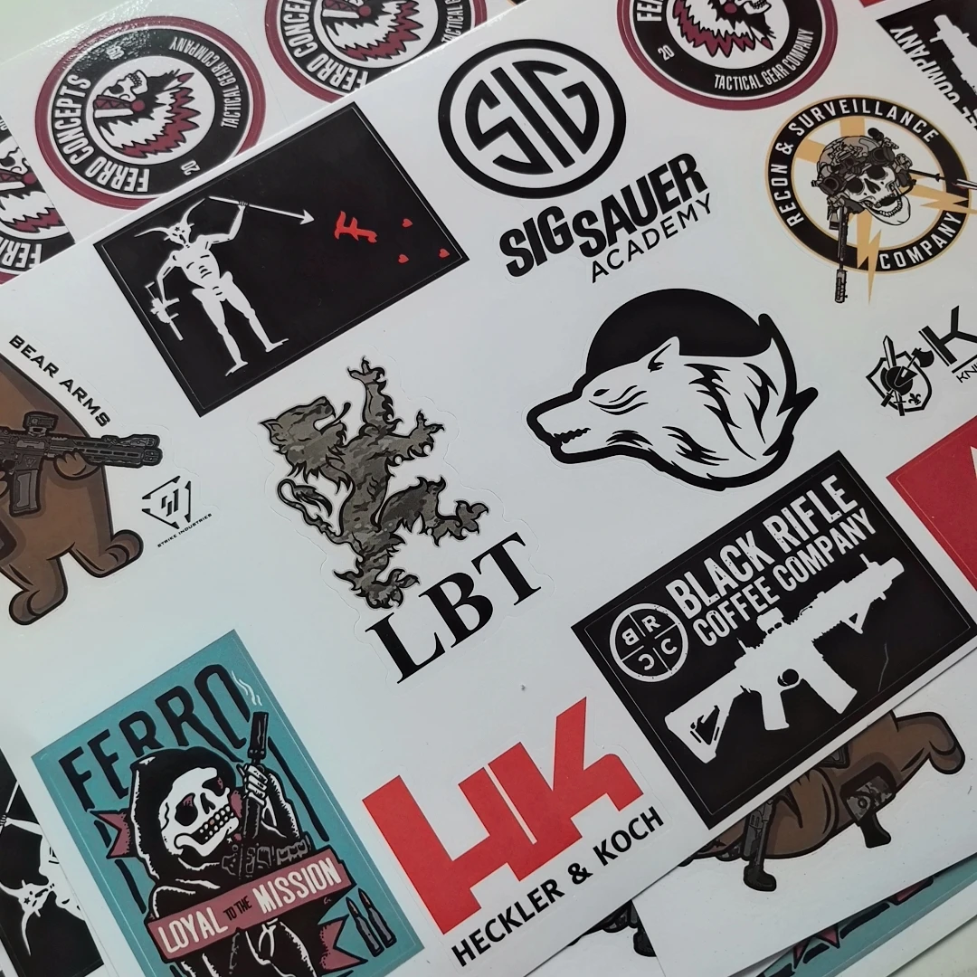 FERRO FOG Tactical Equipment Sticker Computer decoration tags