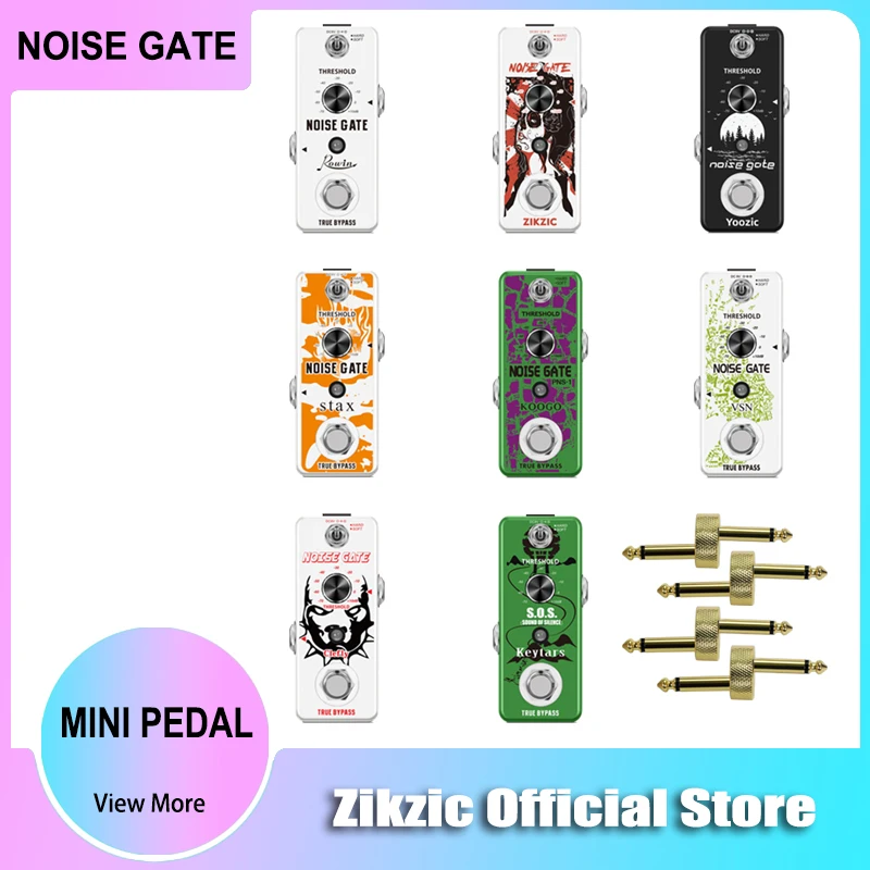 

Rowin/Zikzic/Yoozic/Koogo/Stax/Clefly/VSN/Keytars Noise Gate Pedal Noise Killer Effect Pedals Hard Soft Two Modes Ture Bypass