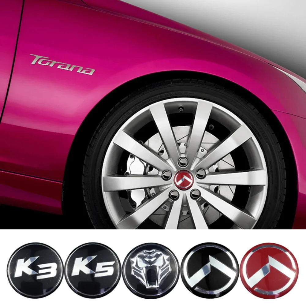 4PCS 56mm Car Wheel Center Hub Cap Sticker Auto Tire Emblem Badge Decal for KIA KX1 Forte K5 K3 Cerato Sorento Optima Soul Ceed