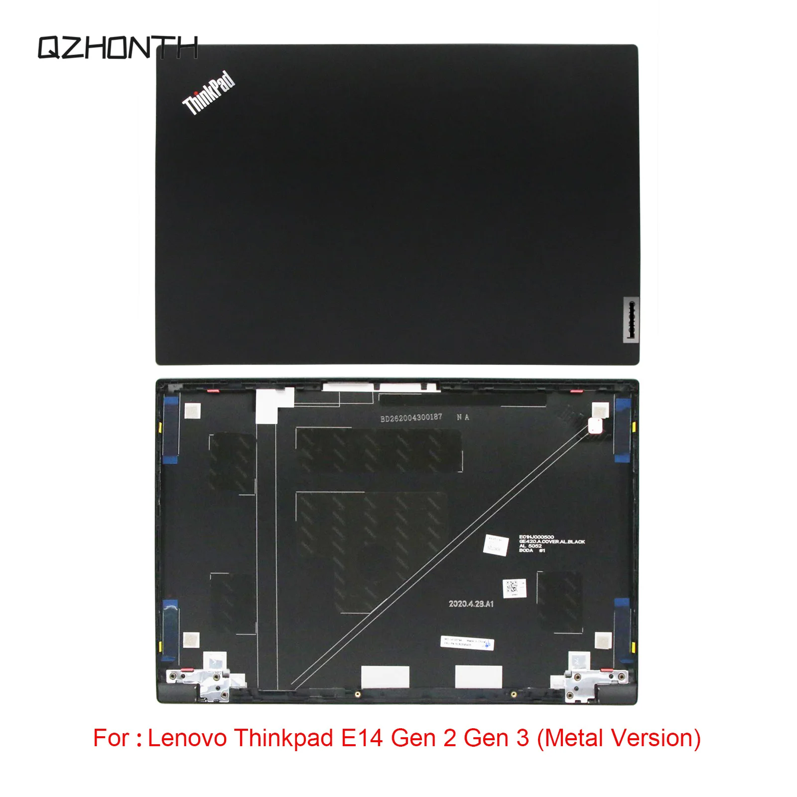 New For Lenovo Thinkpad E14 Gen 2 Gen 3 LCD Back Cover Rear Lid (Black) 5CB0S95405 5CB0Z69145 14