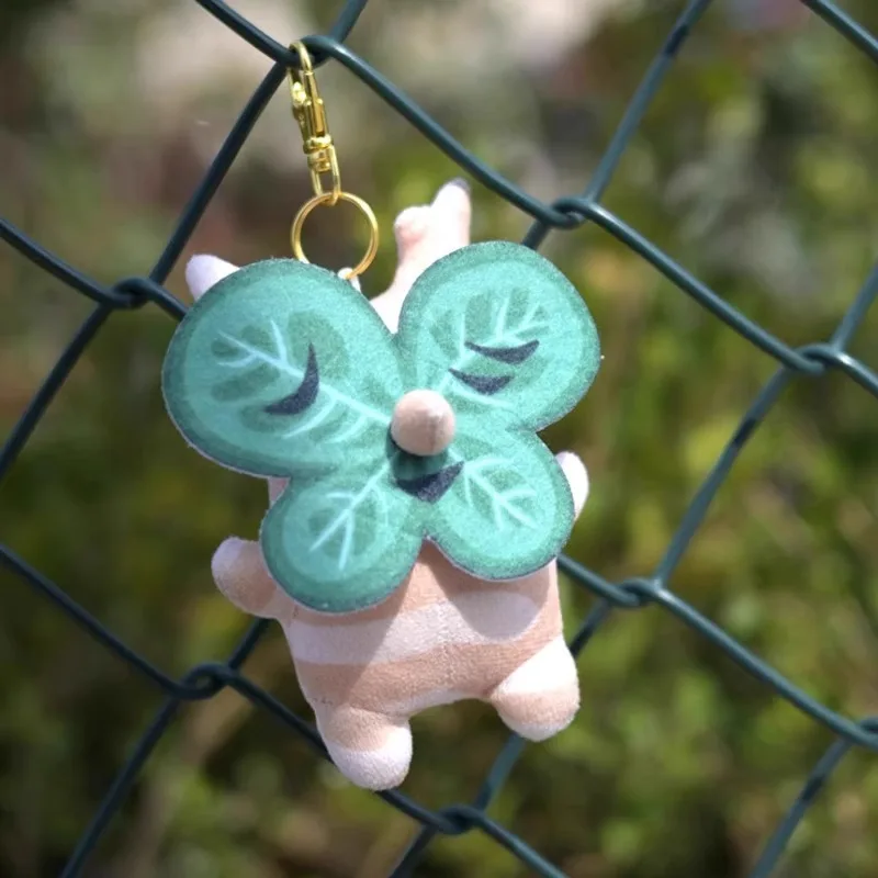 Peluche de The Legend of Zelda Korok, juguete de peluche con sonido cambiable, muñeco de dibujos animados de Anime, hojas verdes, regalos de