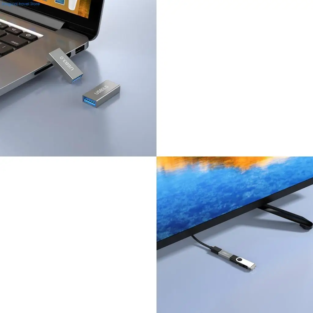 N2UB USB Female Adapter USB Female Coupler For Seamlessly Connection Of Two Male USB Cable USB Extension Adapter