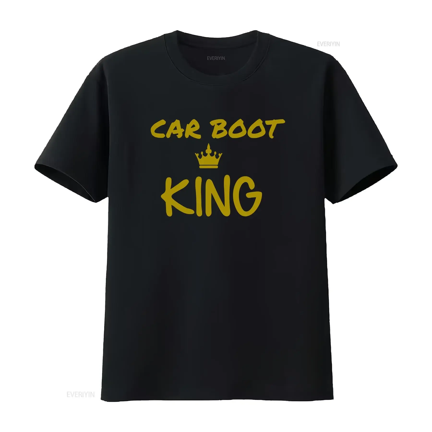 Car boot king T shirt S XXXL Christmas Birthday funny Market vintage Washed Stylish fashion Comfortable designer clothes Soft
