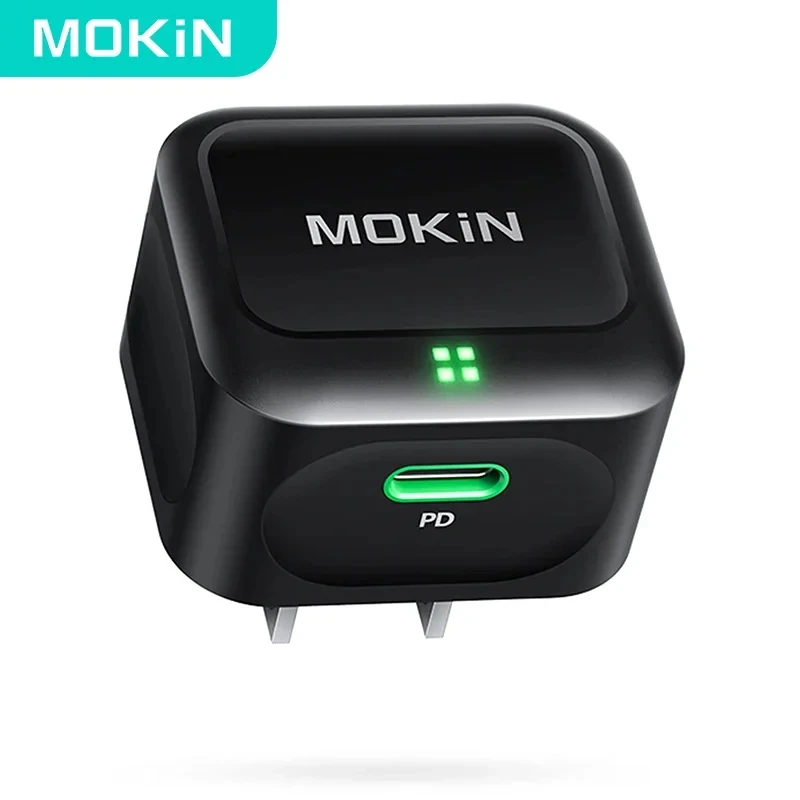 MOKiN 20W Mini USB Type C Charger Fast Charger Quick Charge For iPhone 15 14 13 12 Pro Max Samsung Xiaomi mobile Phone Charging