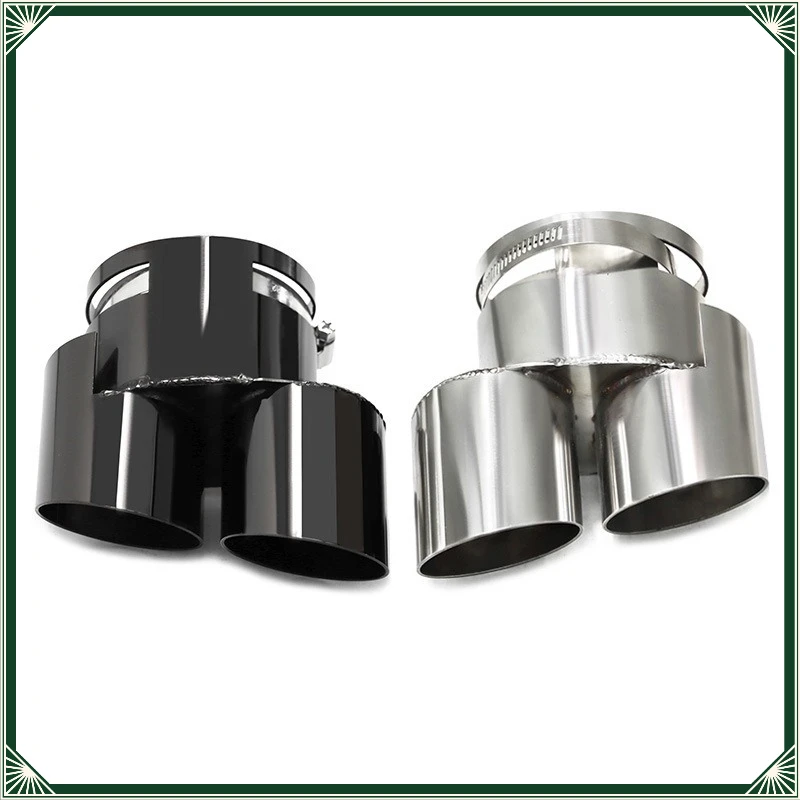 Suitable for BMW tail throat X5X6X7G05G06G07 upgrade M50 four-out stainless steel tail throat decorative tube free of cutting - view 6